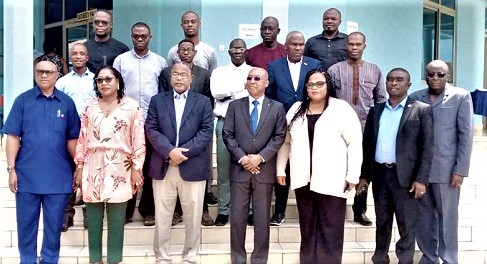 Professor Honore Bogler (3rd from right), the Chairman of ERERA, and Dr Haliru Dikko (3rd from left), the Commissioner and Council Member of ERERA, with some of the participants